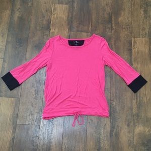 Talbots Pink/Navy Top